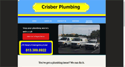 Desktop Screenshot of crisberplumbing.com